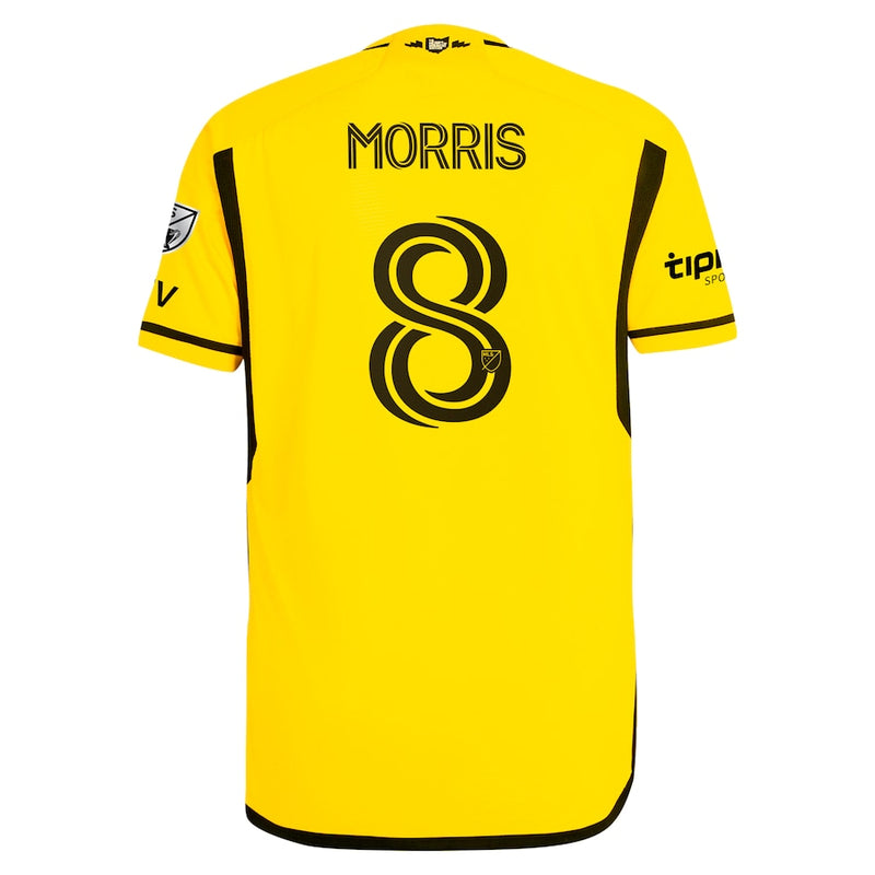 Aidan Morris Columbus Crew adidas 2024 The Home Kit Authentic Player Jersey - Yellow