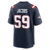 Khalil Jacobs New England Patriots Nike Team Game Jersey - Navy