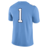 #1 North Carolina Tar Heels Jordan Brand Alternate Game Football Jersey - Carolina Blue