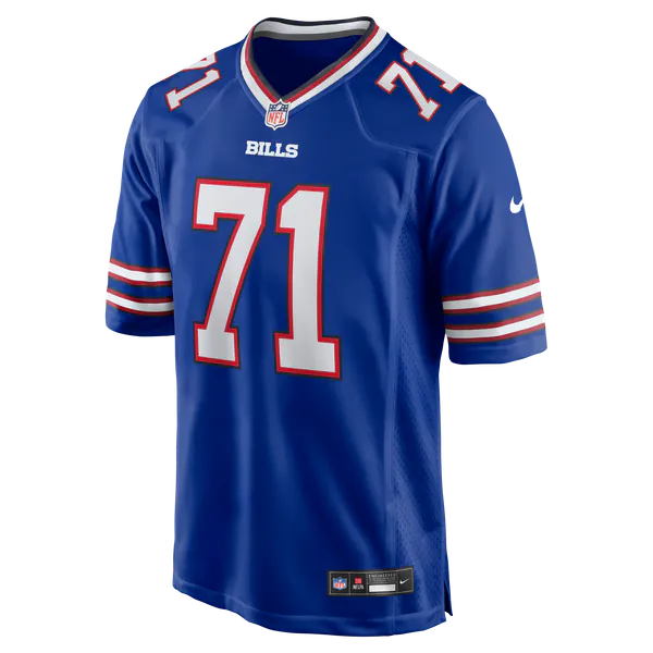 Jedrick Wills Jr. Buffalo Bills Nike Team Game Jersey - Royal