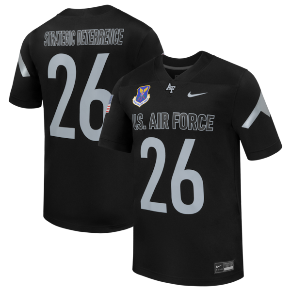 #26 Air Force Falcons Nike 2026 Rivalry Collection Replica Football Jersey - Black