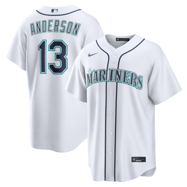 Kade Anderson Seattle Mariners Nike Home Replica Jersey - White