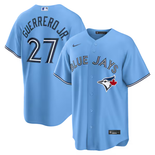 Vladimir Guerrero Jr. Toronto Blue Jays Nike Replica Jersey - Light Blue