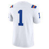 #1 Florida Gators Jordan Brand Alternate Game Football Jersey - White
