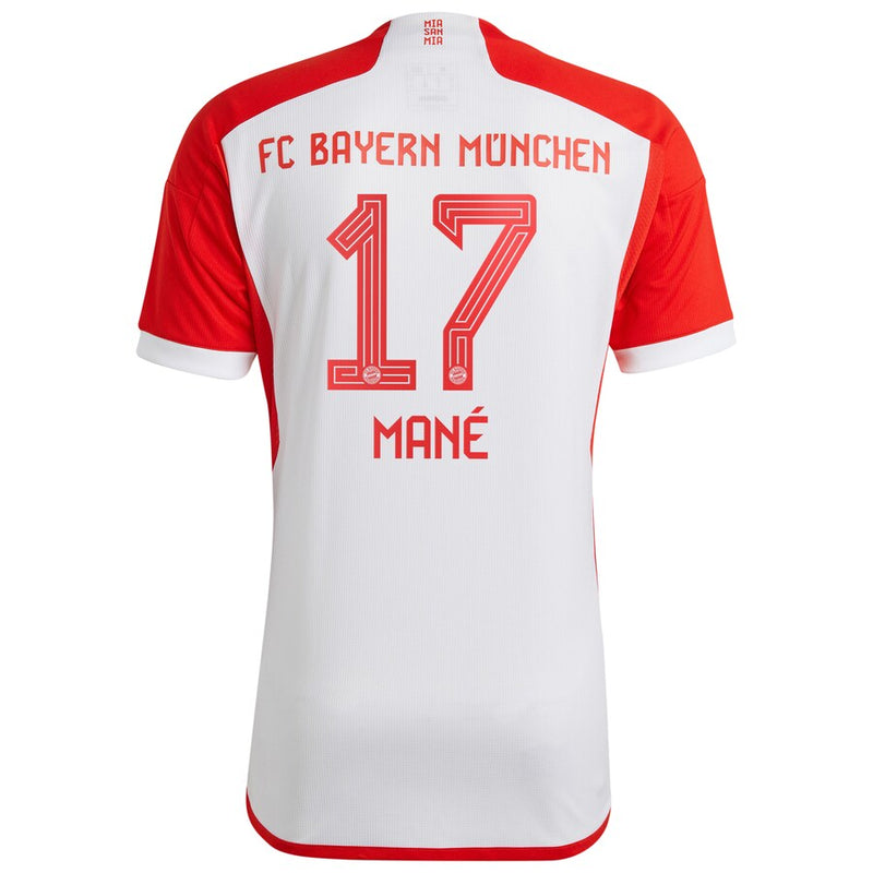 Sadio Mané Bayern Munich adidas 2023/24 Home Jersey - White