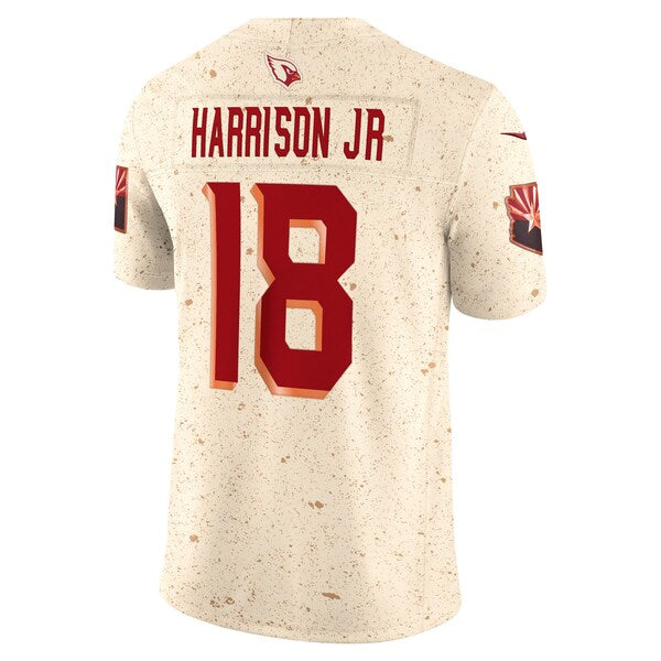Marvin Harrison Jr. Arizona Cardinals Nike 2025 Rivalries Collection Stitched Limited Jersey - Natural