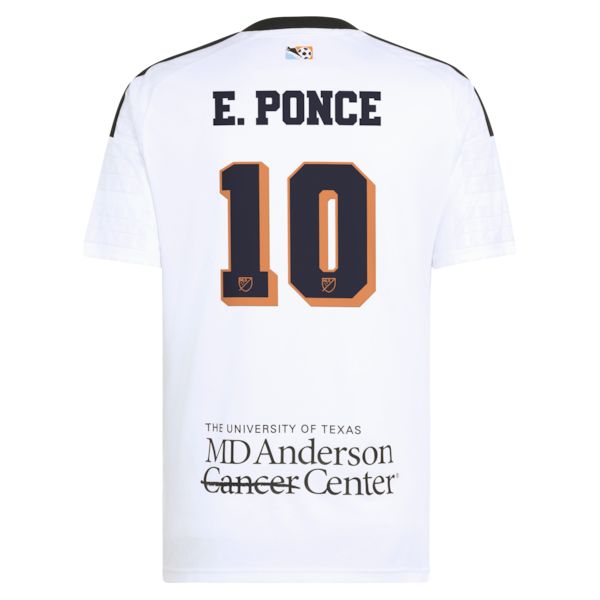 Ezequiel Ponce Houston Dynamo FC adidas 2026 Archive Replica Jersey - White