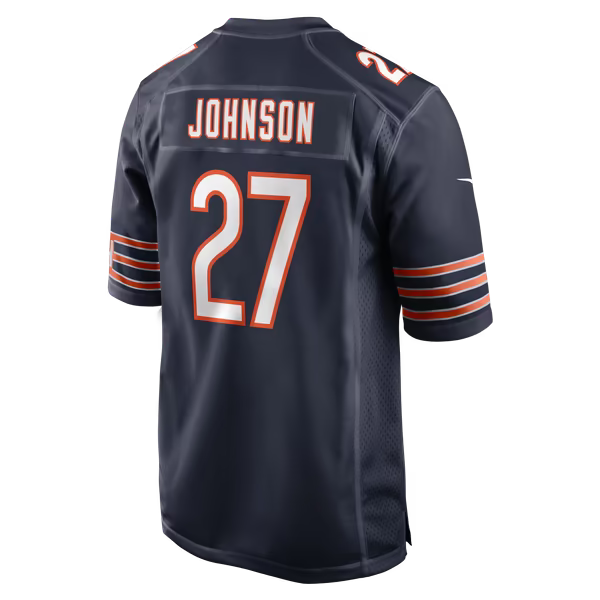 Anthony Johnson Chicago Bears Nike Team Game Jersey - Navy