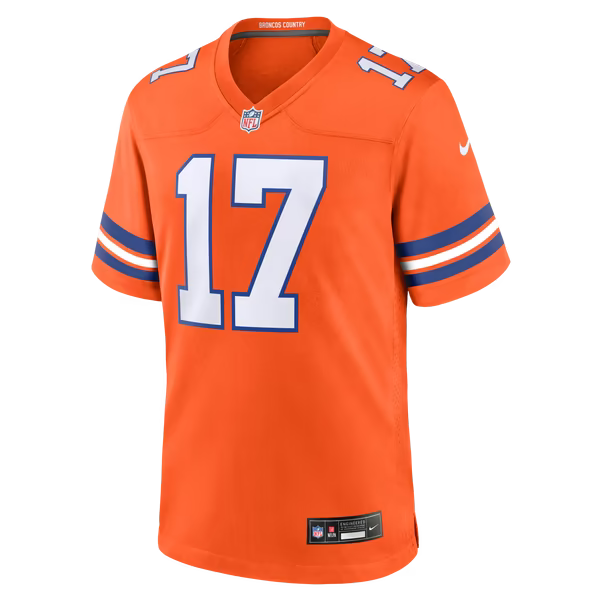 Jaylen Waddle Denver Broncos Nike Game Player Jersey - Orange