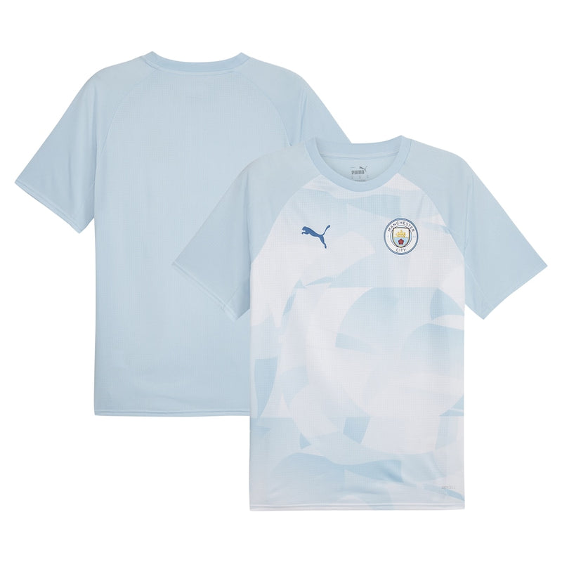 Manchester City Puma 2023/24 Pre-Match Jersey - Silver