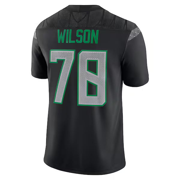 Gernorris Wilson Oregon Ducks Nike Home Game Jersey - Black