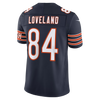 Colston Loveland Chicago Bears Nike Team Vapor F.U.S.E. Stitched Limited Jersey - Navy
