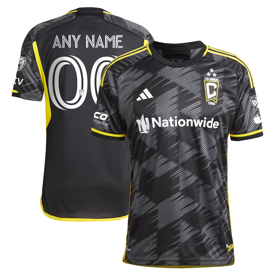 Columbus Crew adidas 2024 VeloCITY Kit Custom Jersey - Black