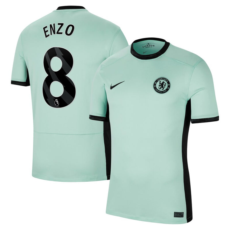 Enzo Fernández Chelsea Nike 2023/24 Third Stadium Player Jersey - Mint