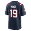 Kobee Minor New England Patriots Nike Team Game Jersey - Navy