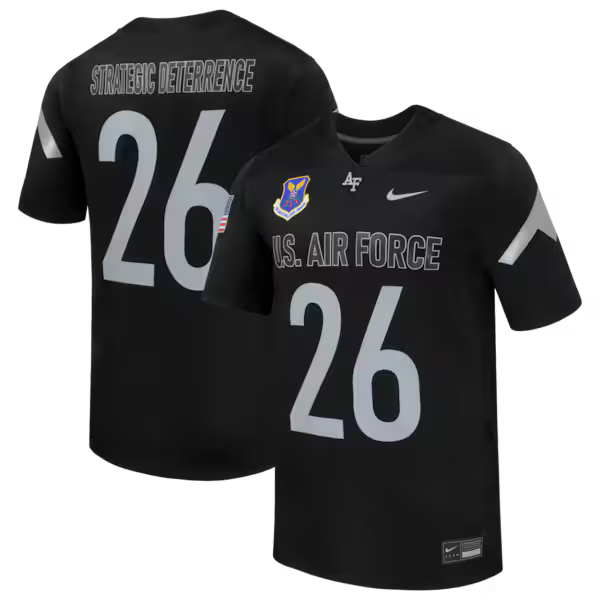 #26 Air Force Falcons Nike 2026 Rivalry Collection Replica Football Jersey - Black