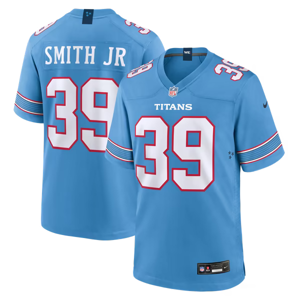 Melvin Smith Jr Tennessee Titans Nike Team Game Jersey - Light Blue