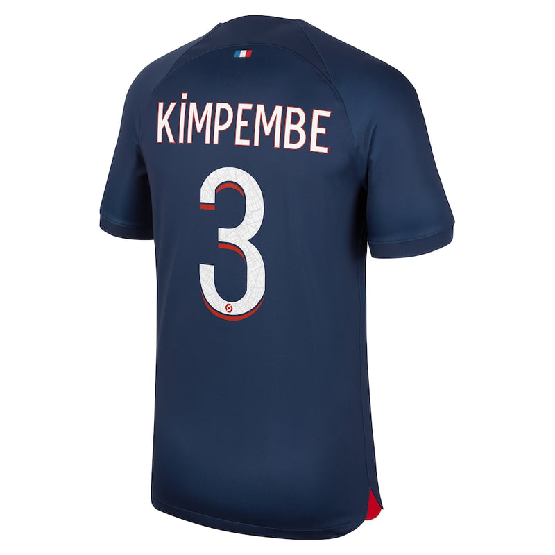 Presnel Kimpembe Paris Saint-Germain Nike 2023/24 Home Player Jersey - Navy