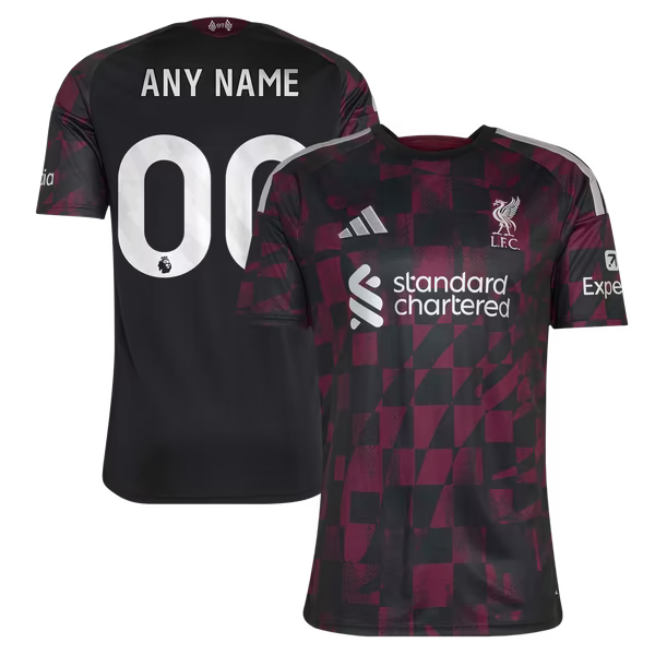 Liverpool adidas 2026/27 Third Replica Custom Jersey - Black