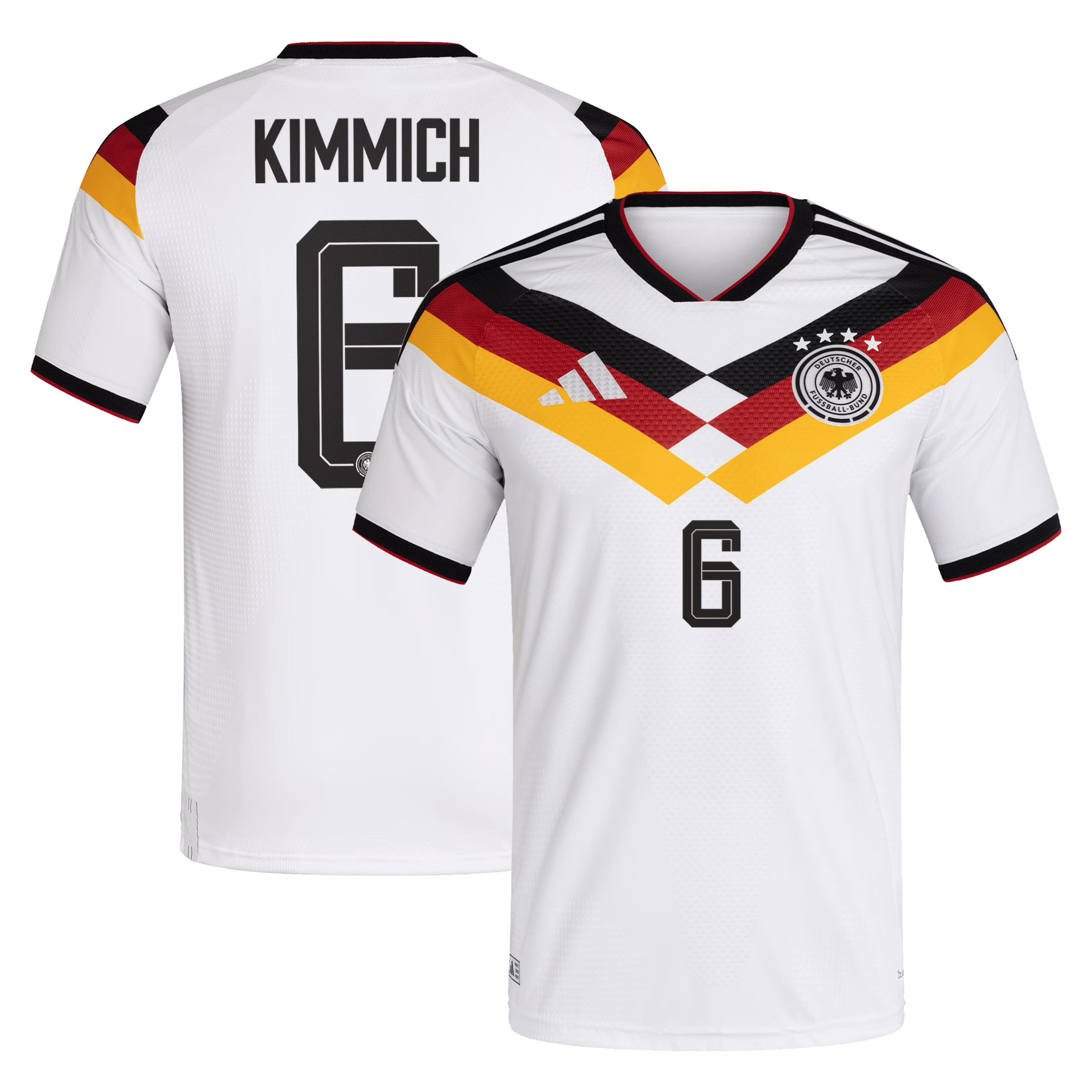 2026 Germany Home Player Jersey #6 - White (Kimmich)
