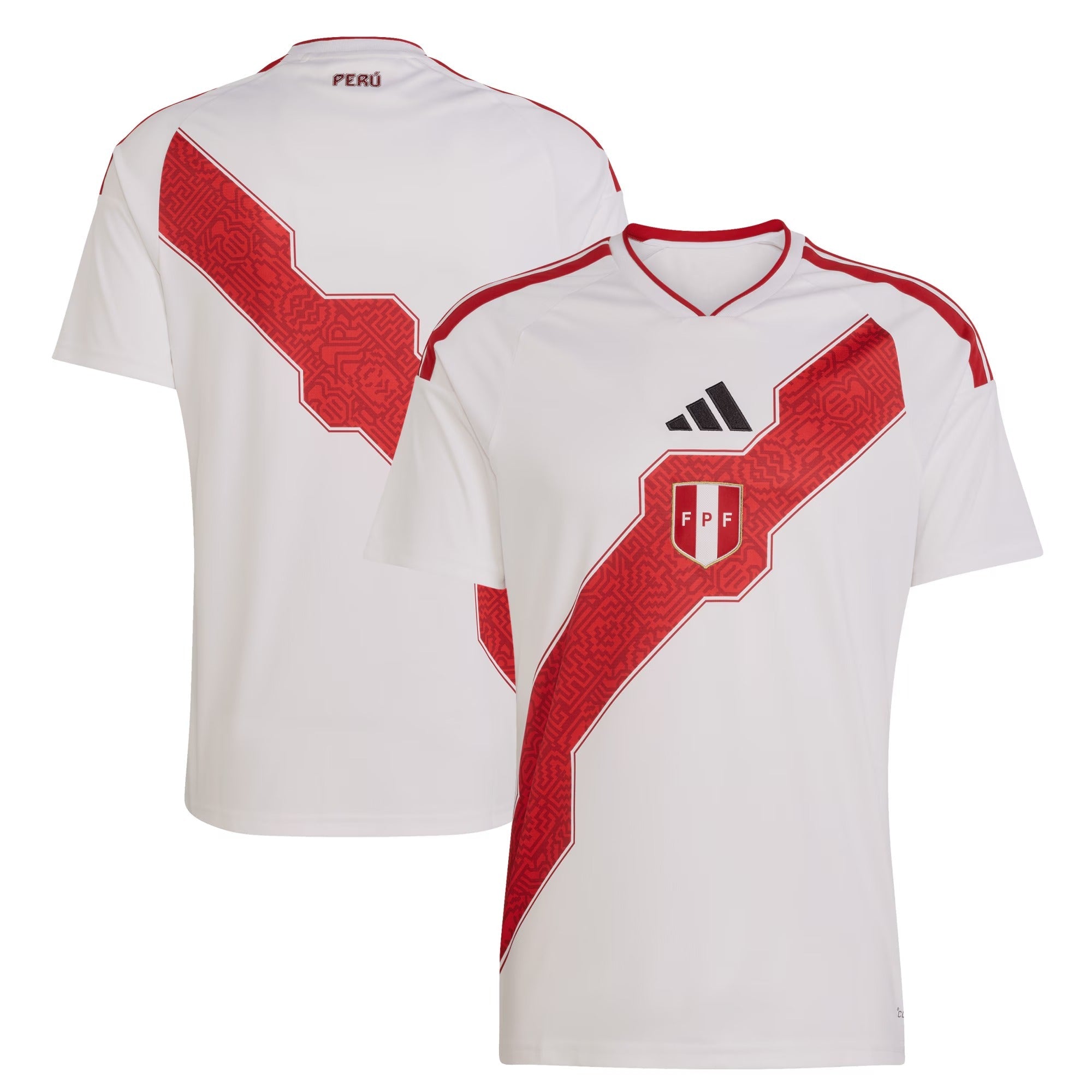 2026 Home Soccer Custom Jersey - White (Peru)