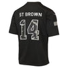 Amon-Ra St. Brown Detroit Lions Nike Youth 2026 Salute to Service Game Jersey - Black