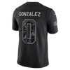 Christian Gonzalez New England Patriots Nike 2026 Salute to Service Stitched Limited Jersey - Black