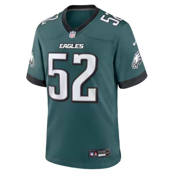 Jonathan Greenard Philadelphia Eagles Nike Team Game Jersey - Midnight Green