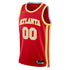 Atlanta Hawks Nike 2021/22 Diamond Swingman Custom Jersey - Icon Edition - Red - Jersey Teams World