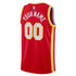 Atlanta Hawks Nike 2021/22 Diamond Swingman Custom Jersey - Icon Edition - Red - Jersey Teams World