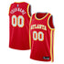 Atlanta Hawks Nike 2021/22 Diamond Swingman Custom Jersey - Icon Edition - Red - Jersey Teams World