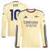 Eberechi Eze Arsenal adidas 2026/27 Third Replica Long Sleeve Jersey - Yellow