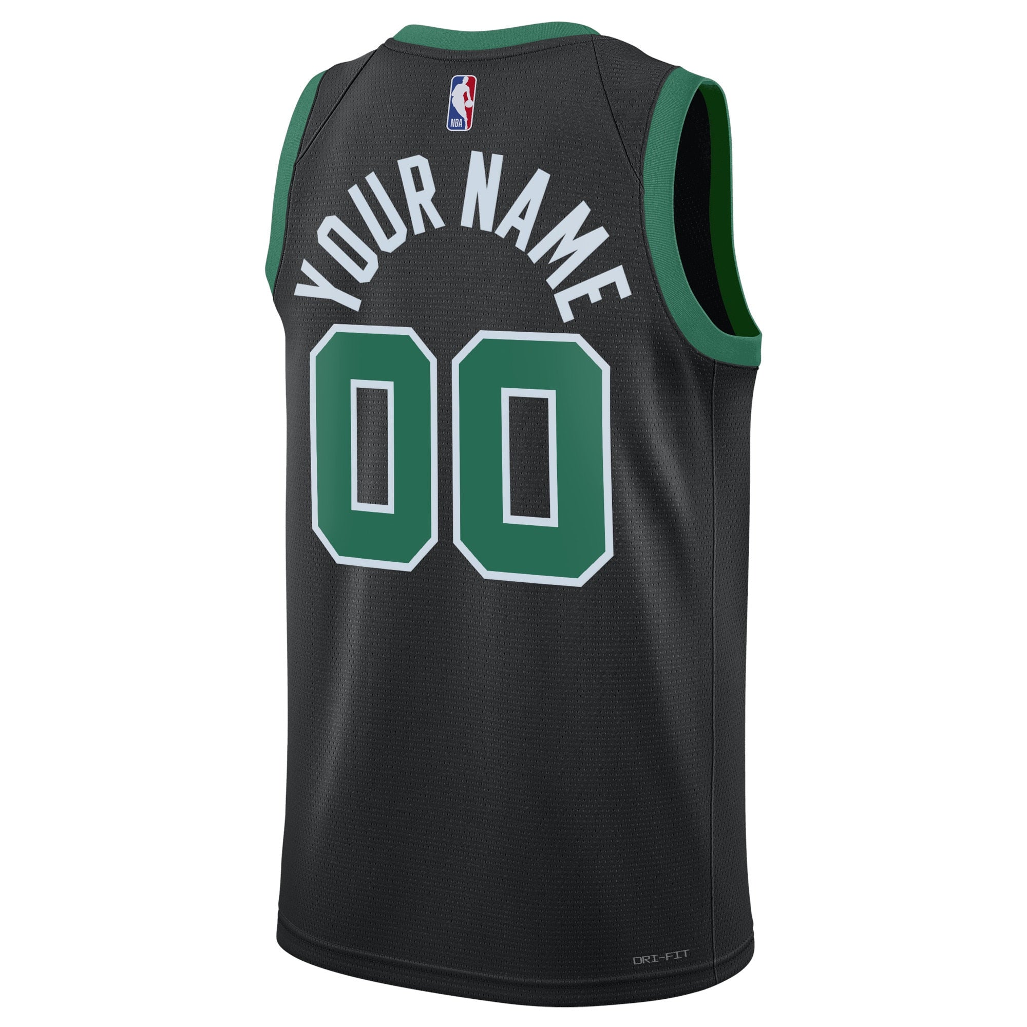 Boston Celtics Jordan Brand Unisex 2022/23 Swingman Custom Jersey - Statement Edition - Black