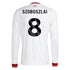 Dominik Szoboszlai Liverpool adidas 2026/27 Away Replica Long Sleeve Jersey - White