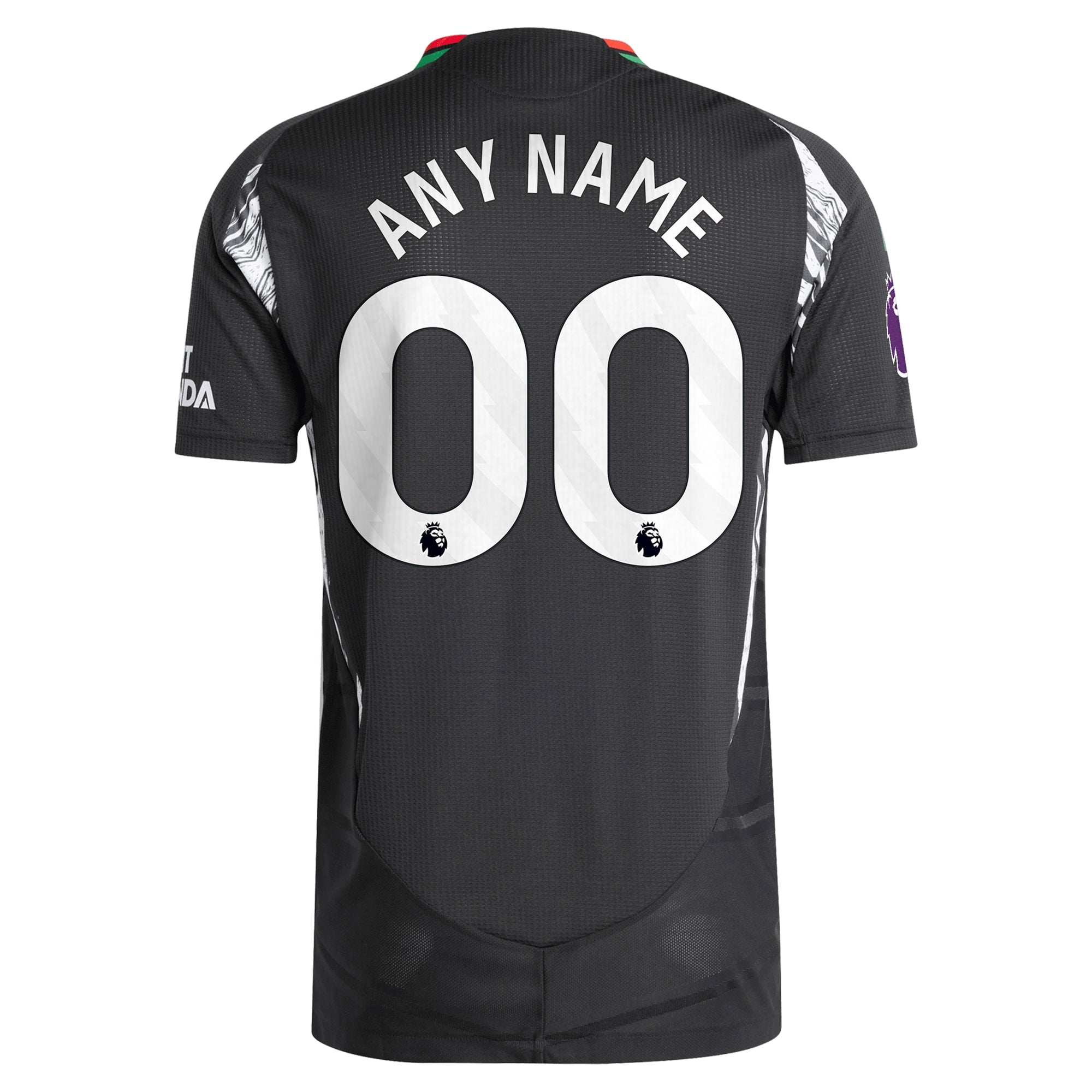 Arsenal adidas 2024/25 Away Custom Jersey - Black - Jersey Teams World