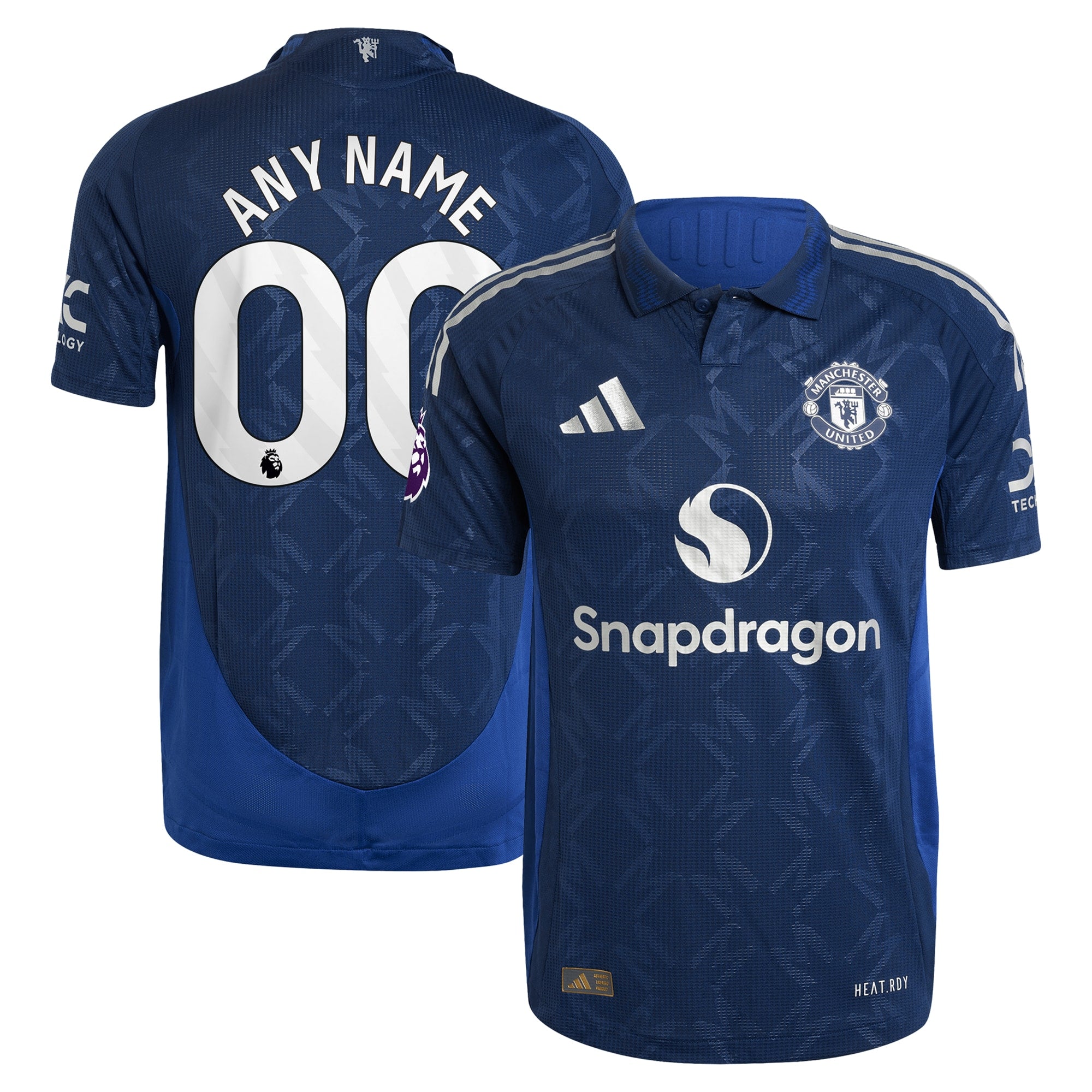 Manchester United adidas 2024/25 Away Customized Jersey - Navy