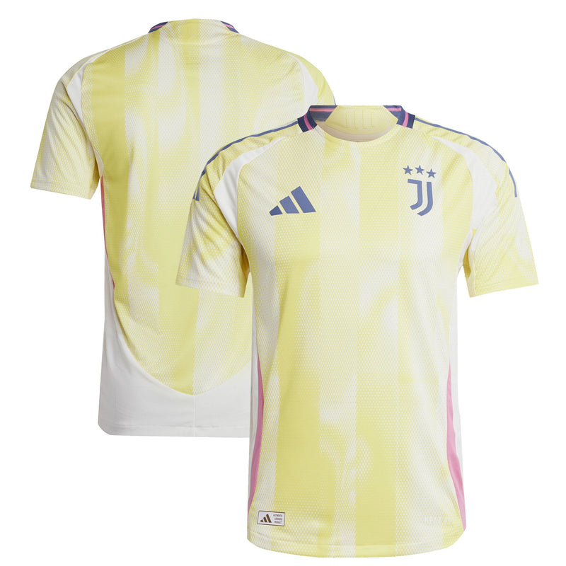 Juventus adidas 2024/25 Away Custom Jersey - Yellow