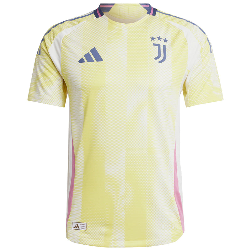 Juventus adidas 2024/25 Away Custom Jersey - Yellow