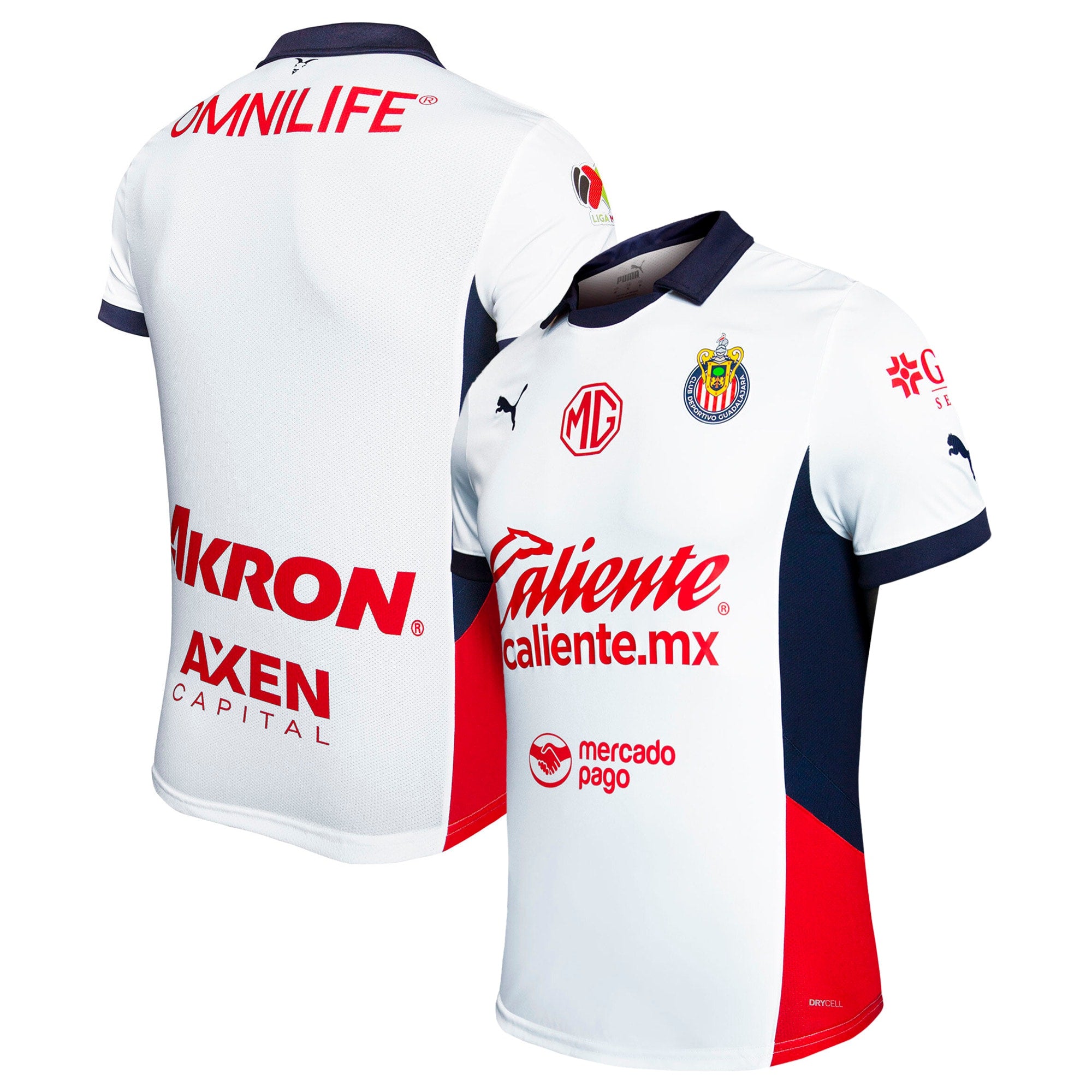 Chivas Puma 2024/25 Away Custom Jersey - White