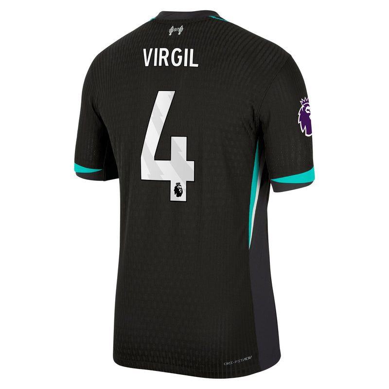 Virgil van Dijk 66 Liverpool Nike 2024/25 Away Jersey - Forest Green