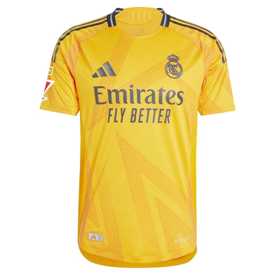 Kylian Mbappé Real Madrid adidas 2024/25 Away Jersey - Orange - Jersey Teams World