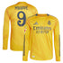 Kylian Mbappé Real Madrid adidas 2024/25 Away Long Sleeve Player Jersey - Orange - Jersey Teams World