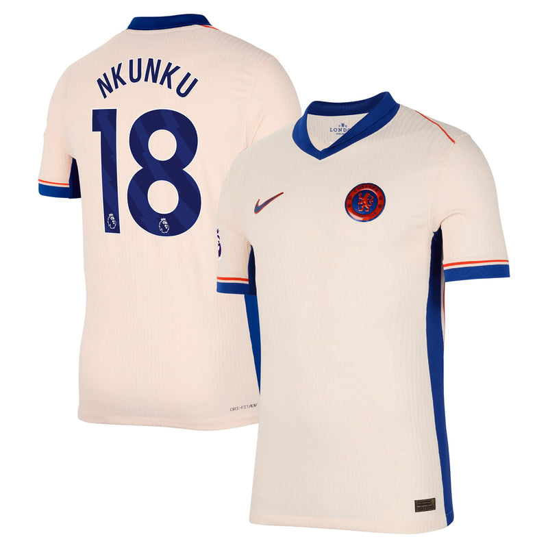 Christopher Nkunku Chelsea Nike 2024/25 Away Player Jersey - Orange