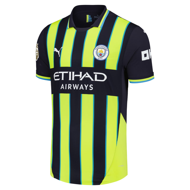 Erling Haaland Manchester City Puma 2024/25 Away Player Jersey - Navy