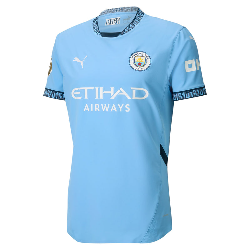 Manchester City Puma 2024/25 Home Custom Jersey - Light Blue