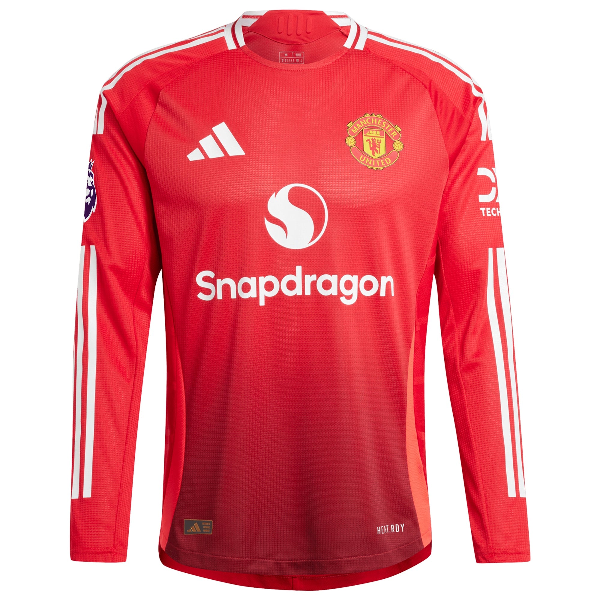 Bruno Fernandes Manchester United 2024/25 Home Long Sleeve Player Jersey - Red