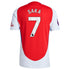 Bukayo Saka Arsenal adidas 2024/25 Home Player Jersey – Red - Jersey Teams World