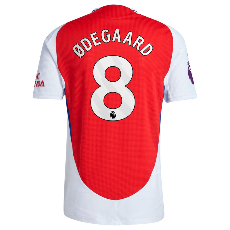 Martin Odegaard Arsenal adidas 2024/25 Home Player Jersey – Red