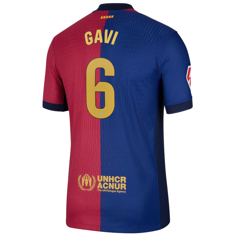 Gavi Barcelona 6 Nike 2024/25 Home Player Jersey - Royal