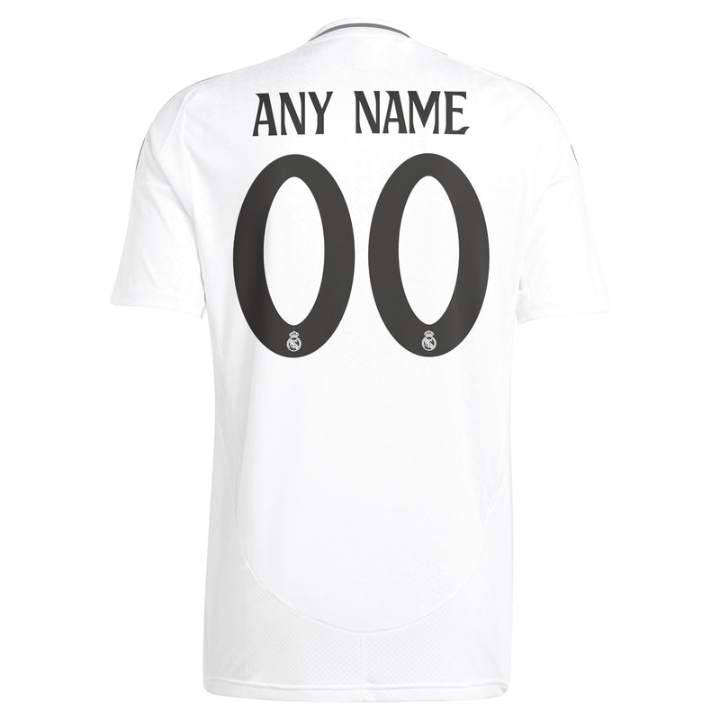 All Players Real Madrid adidas 2024/25 Home Custom Jersey - White